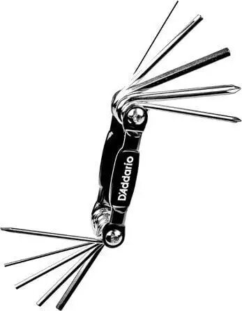 D'Addario PW-GBMT-01 Multi-Tool Verktyg för gitarr