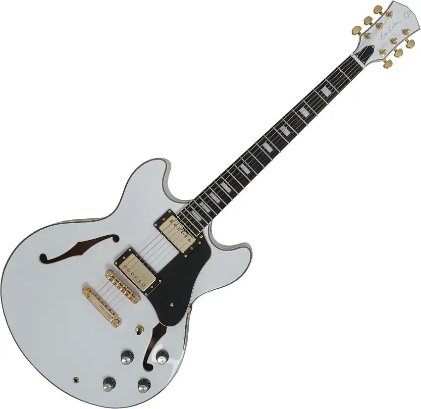 Sire Larry Carlton H7 White Halvakustisk gitarr