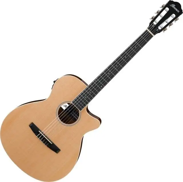 Ibanez AEG7TN-NT 4/4 Natural Klassisk gitarr med förförstärkare