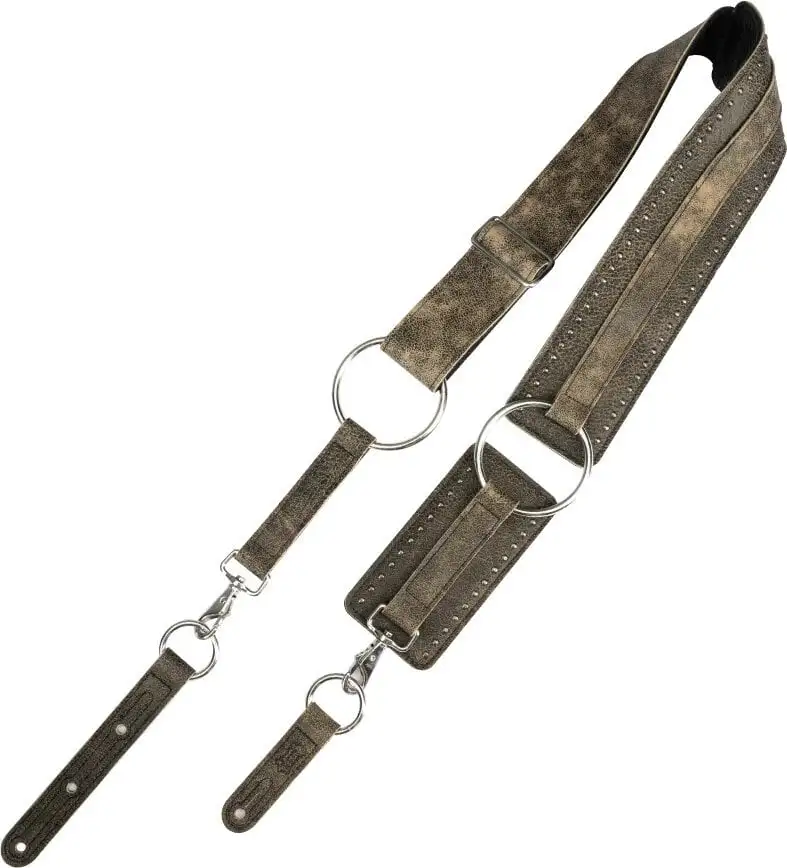 Levy's Baldric Distressed Black Gitarrrem
