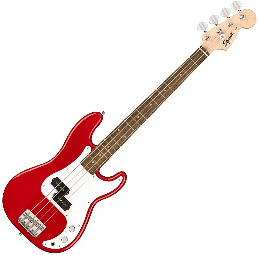Fender Squier Mini Precision Bass IL Dakota Red 4-strängad basgitarr