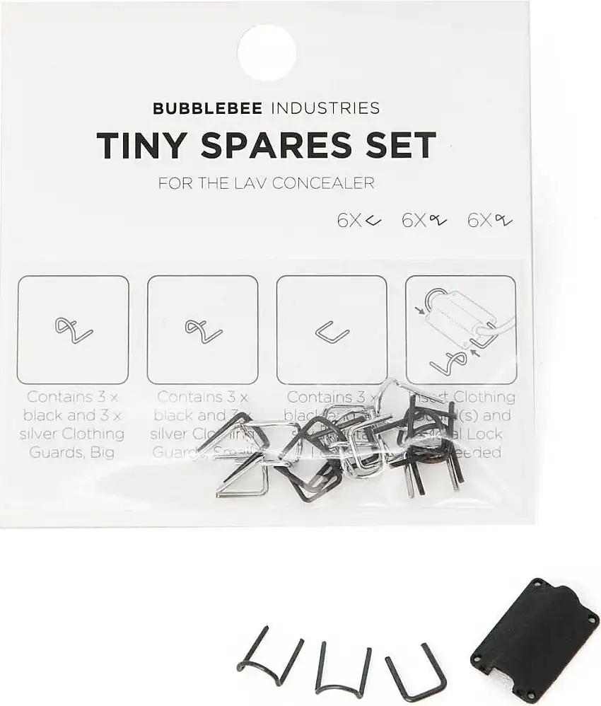 Bubblebee The Tiny Spares Set for The Lav Concealer Mikrofonklämma