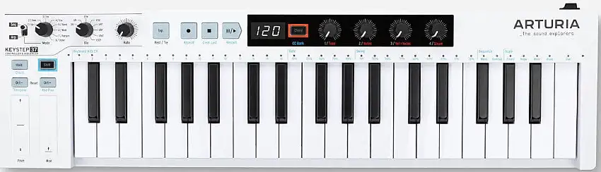 Arturia KeyStep 37 Master-tangentbord White