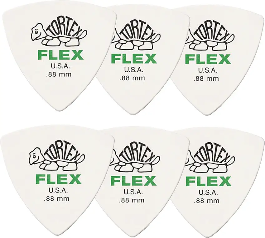 Dunlop 456P 0.88 Tortex Flex Triangle Plocka