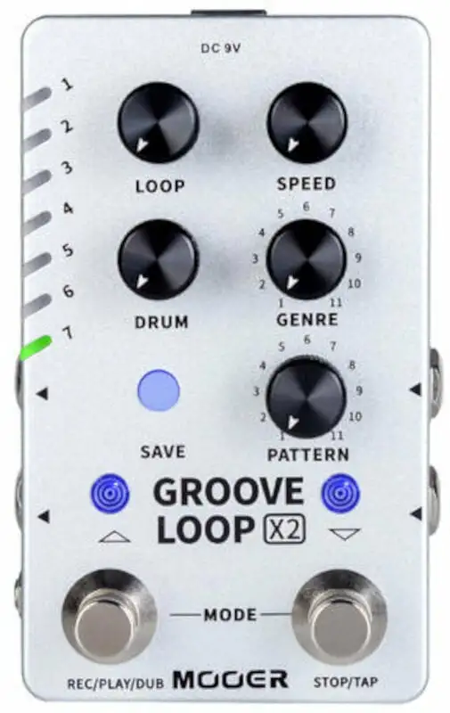 MOOER Groove Loop X2 Gitarreffekt