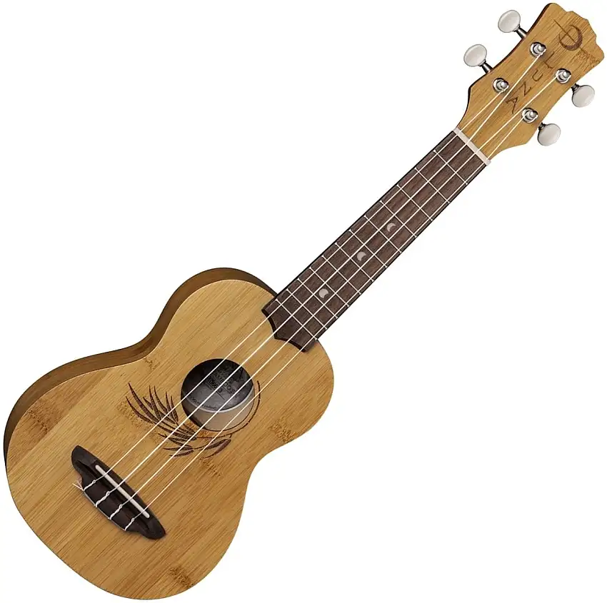 Luna UKE BAMBOO S Natural Soprano Ukulele