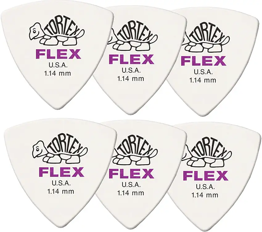 Dunlop 456P 1.14 Tortex Flex Triangle Plocka