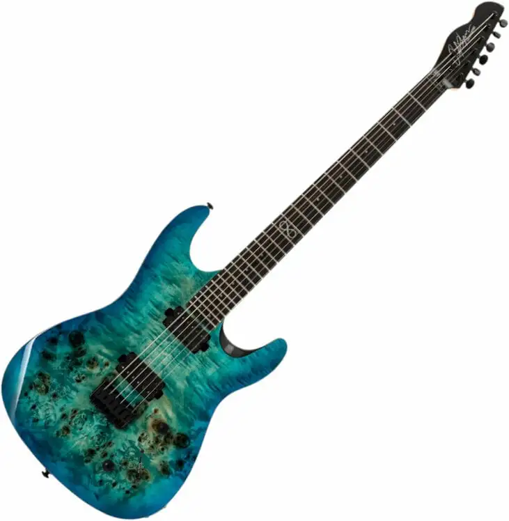 Chapman Guitars ML1 Modern Baritone Rainstorm Blue Elektrisk gitarr