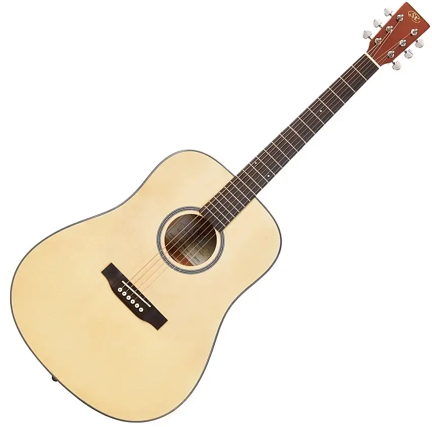 SX 304G Natural Gloss Dreadnought-gitarr