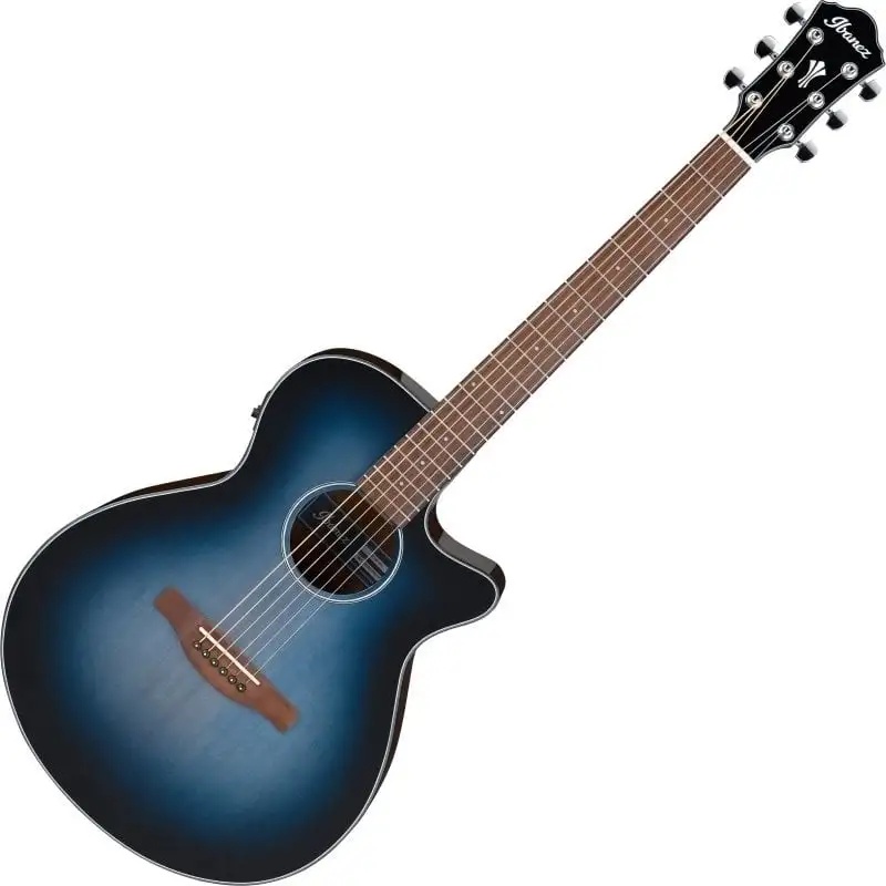 Ibanez AEG50-IBH Indigo Blue Burst elektroakustisk gitarr