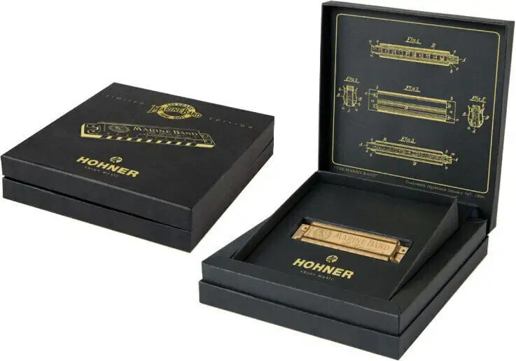 Hohner 125th Anniversary Marine Band C Exclusive C Diatoniskt munspel