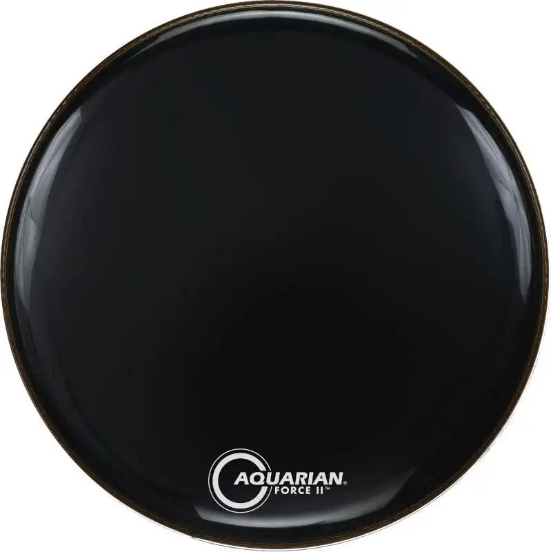 Aquarian FR22BK Force II 22" Black Resonanta trumskinn