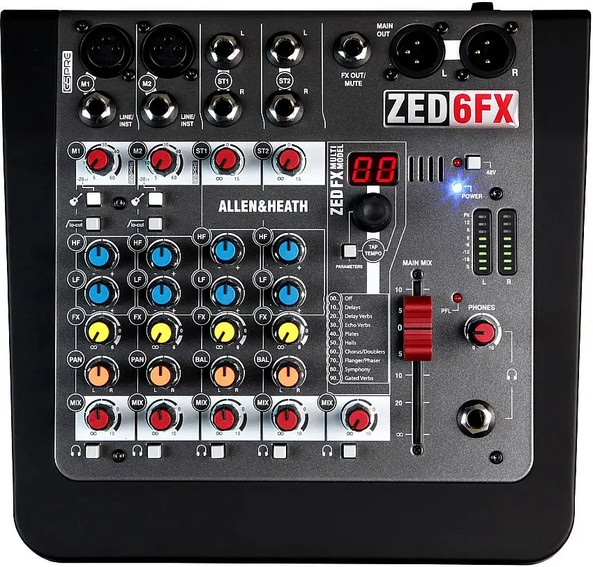 Allen & Heath ZED-6FX Mixningsbord