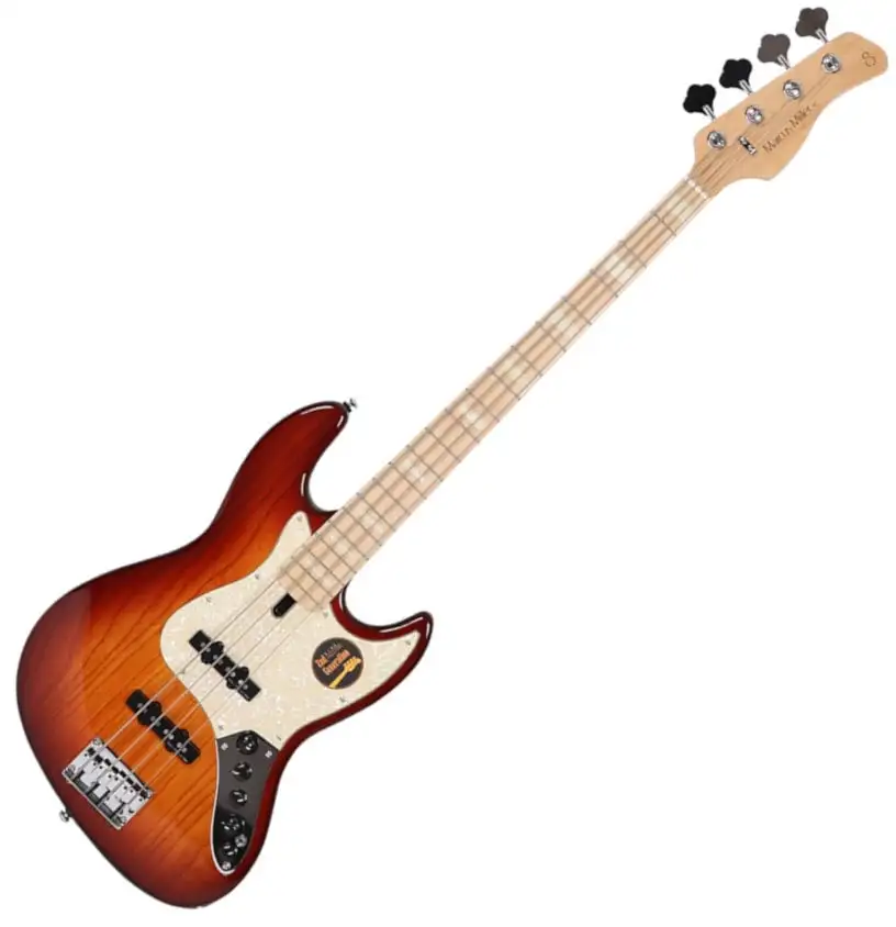 Sire Marcus Miller V7-Ash-4 FL 2nd Gen Tobacco Sunburst Fretless Bassguitar