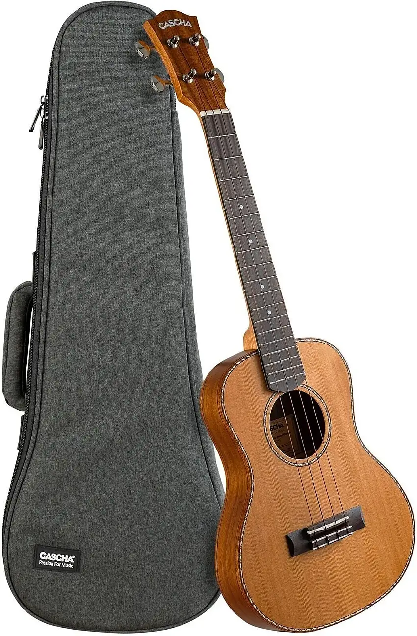 Cascha CUTCS1-EQ Natural Tenor-ukuleler