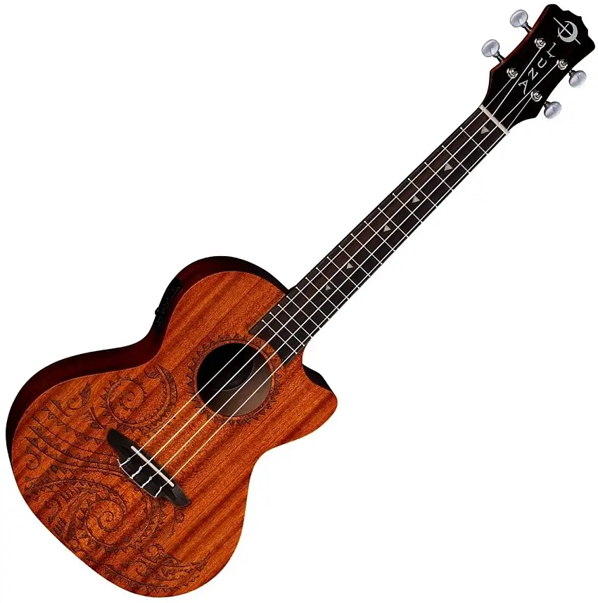 Luna Tattoo Mahogany Tenor-ukuleler