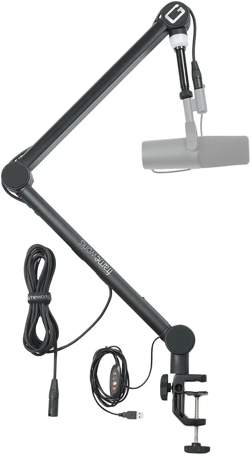Gator Frameworks GFWMICBCBM4000 Mikrofonstativ för skrivbord