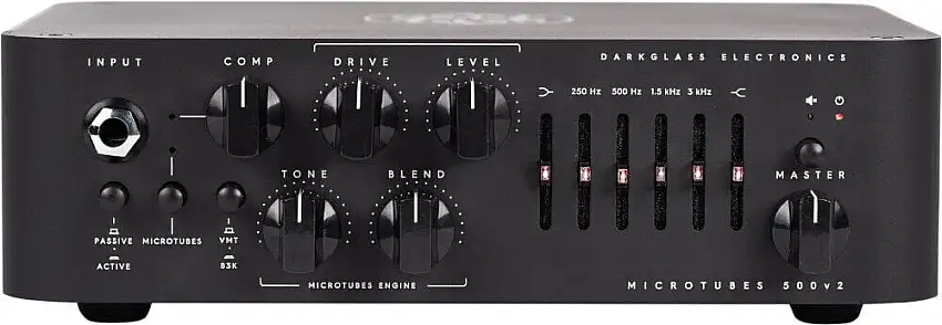 Darkglass Microtubes 500v2 Solid State basförstärkarhuvuden