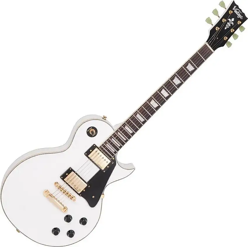 Vintage V100 Arctic White Elektriska gitarrer