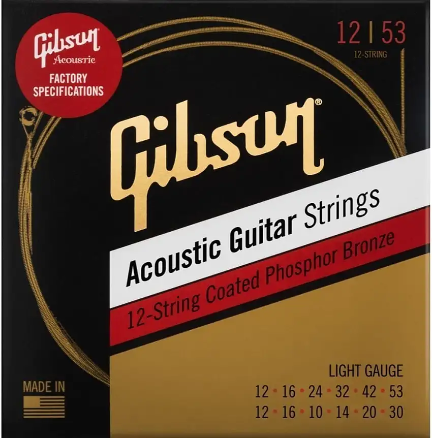 Gibson Coated Phosphor Bronze 12 12-53 Gitarrsträngar