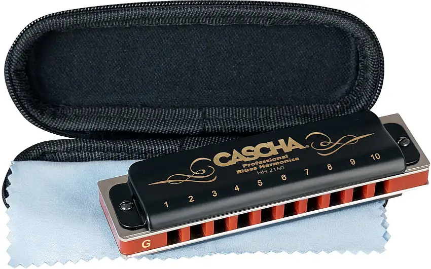 Cascha HH 2160 Professional Blues G Diatoniskt munspel