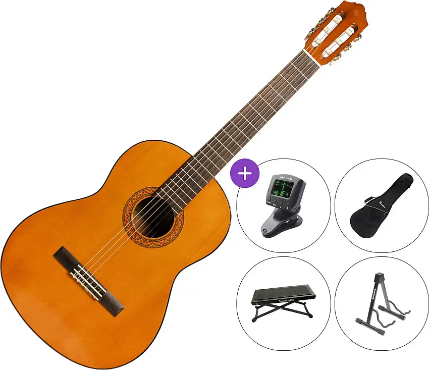 Yamaha C40 III SET 4/4 Natural Klassisk gitarr