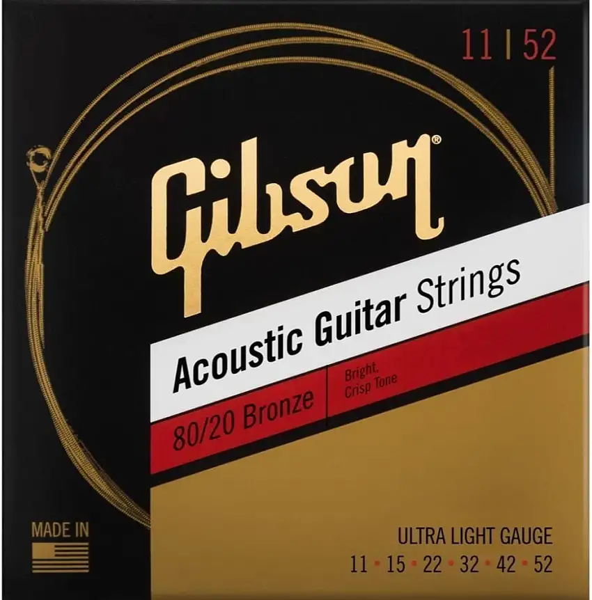 Gibson 80/20 Bronze 11-52 Gitarrsträngar