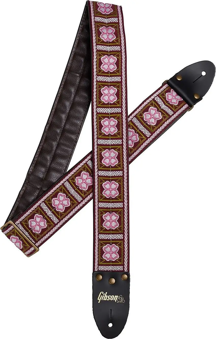 Gibson The Primrose Rose Gitarrband i textil