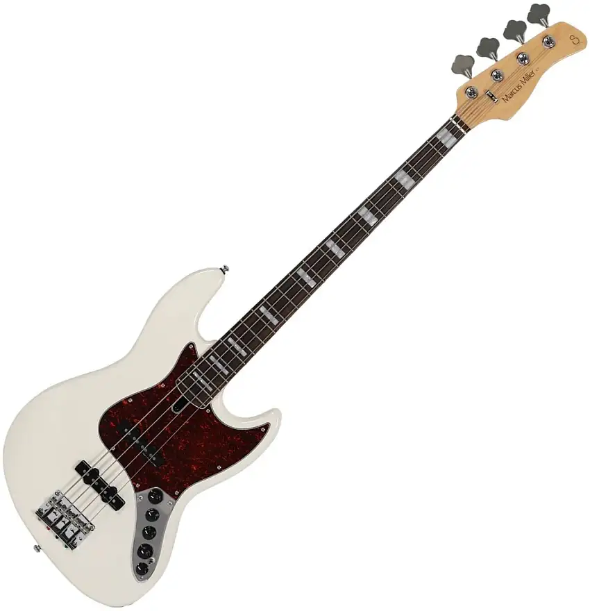 Sire Marcus Miller V7 Alder-4 2nd Gen Antique White 4-strängad basgitarr