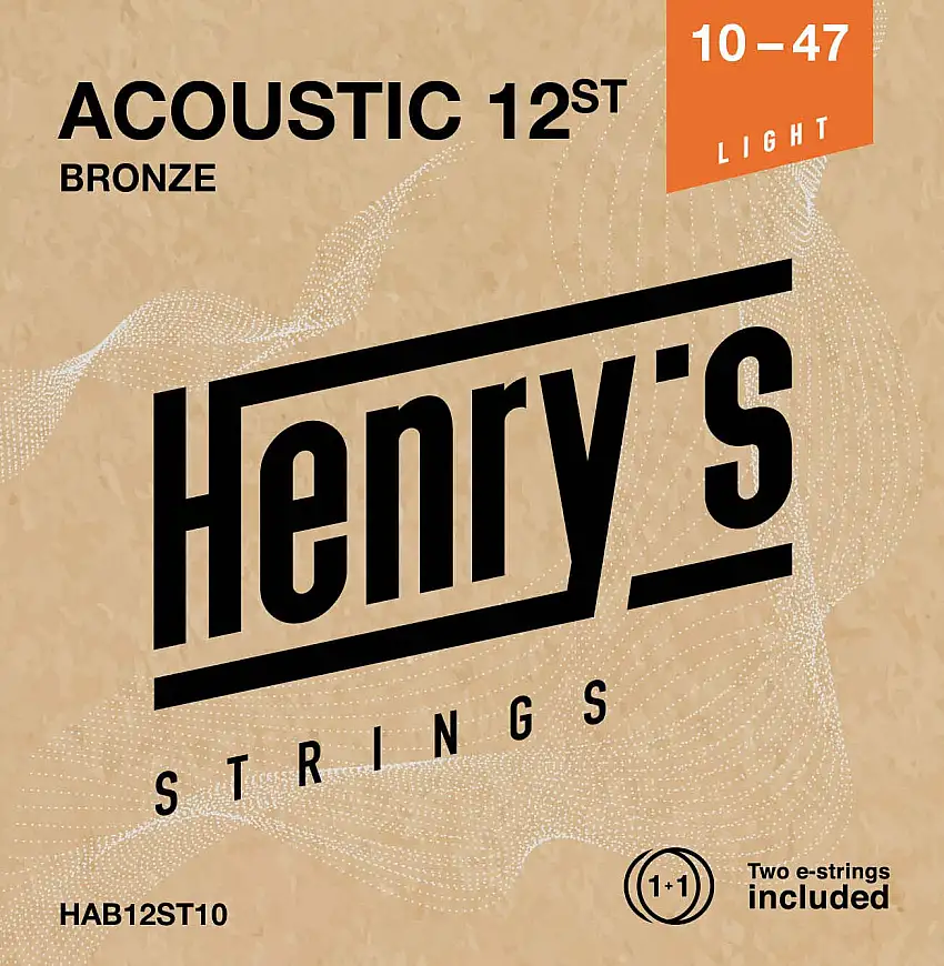 Henry's 12ST Bronze 10-47 Gitarrsträngar