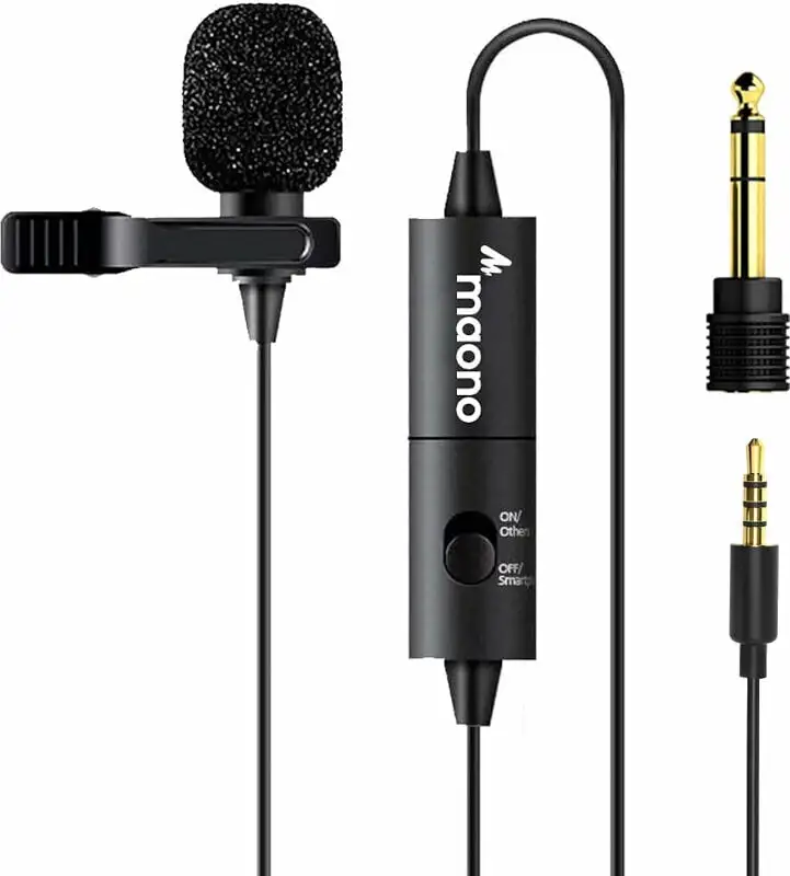 Maono AU-100 Lavalier kondensatormikrofoner