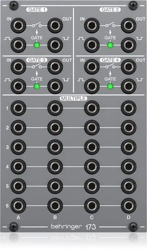 Behringer 173 Quad Gate/Multiples Modulärt system
