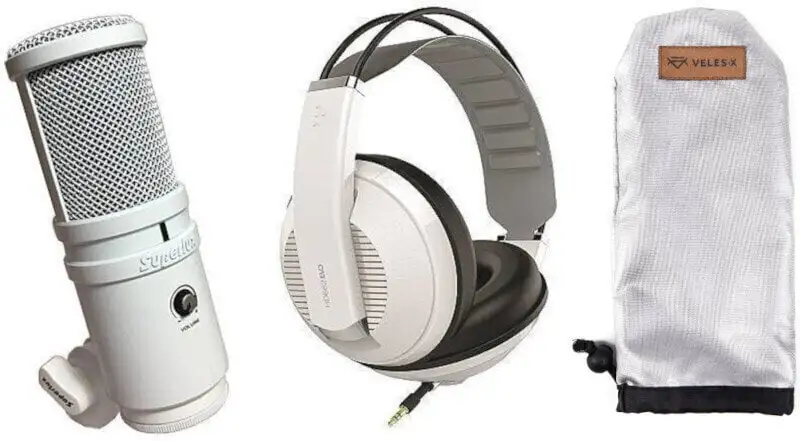 Superlux E205U-MKII-WH SET USB-mikrofon