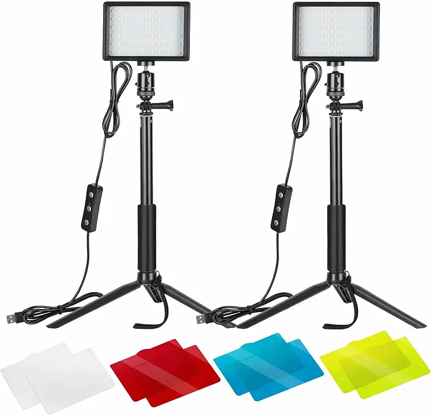 Neewer 66/66 LED 2x 10W Studioljus