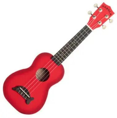 Kala Makala Dolphin Red Burst Soprano Ukulele