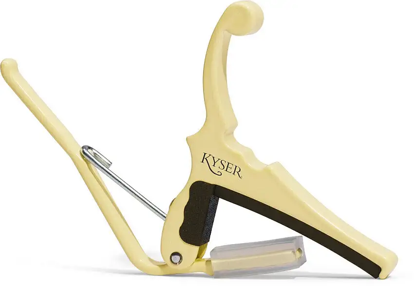 Kyser KGEFOWA Fender Quick-Change Olympic White Akustisk gitarr Capo
