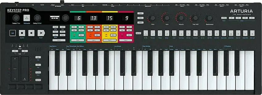 Arturia KeyStep Pro Black Edition Master-tangentbord Black