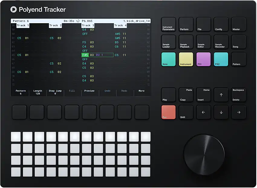 Polyend Tracker Groove Box