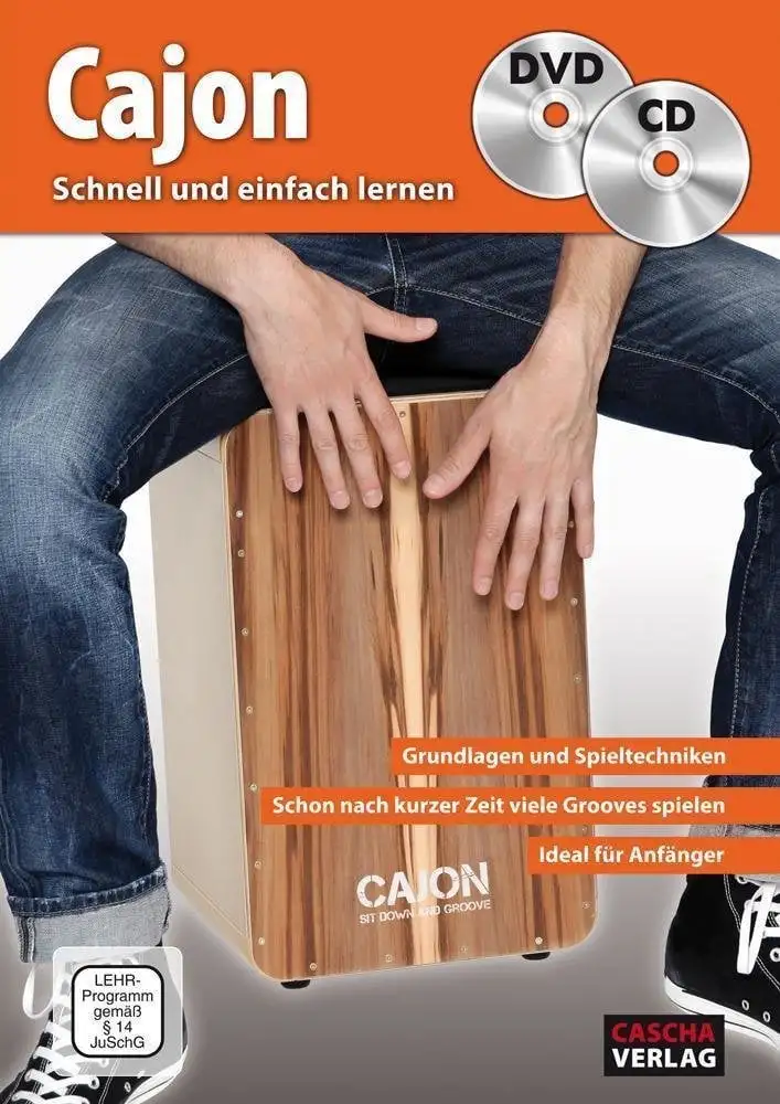 Cascha Cajon - Fast and easy way to learn (with CD and DVD) Noter