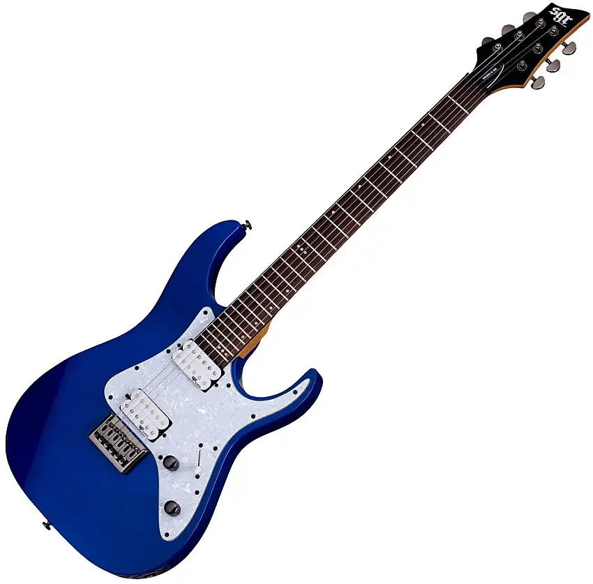 Schecter BANSHEE-6 SGR Electric Blue Elektrisk gitarr