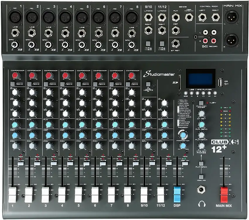 Studiomaster Club XS12+ Mixningsbord