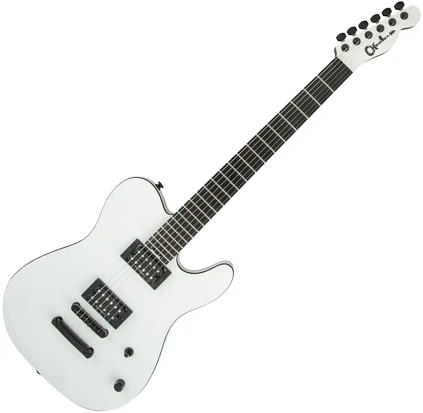 Charvel Joe Duplantier Pro-Mod San Dimas Style 2 HH EB Satin White Elektrisk gitarr