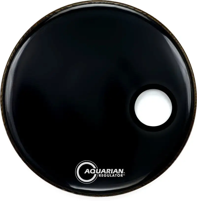 Aquarian RSM24BK Regulator Port/Ring 24" Black Resonanta trumskinn