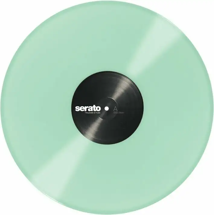 Serato Performance Vinyl DVS/tidskod Glow In The Dark Fluorescent