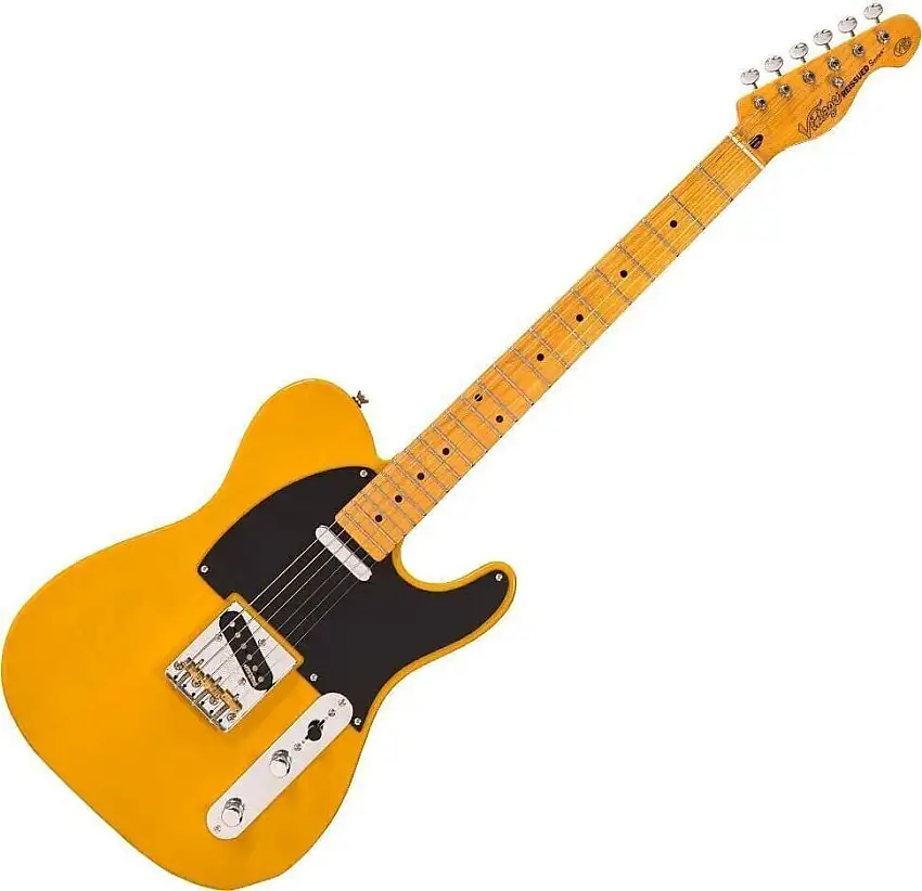 Vintage V52BS Butterscotch Elektrisk gitarr