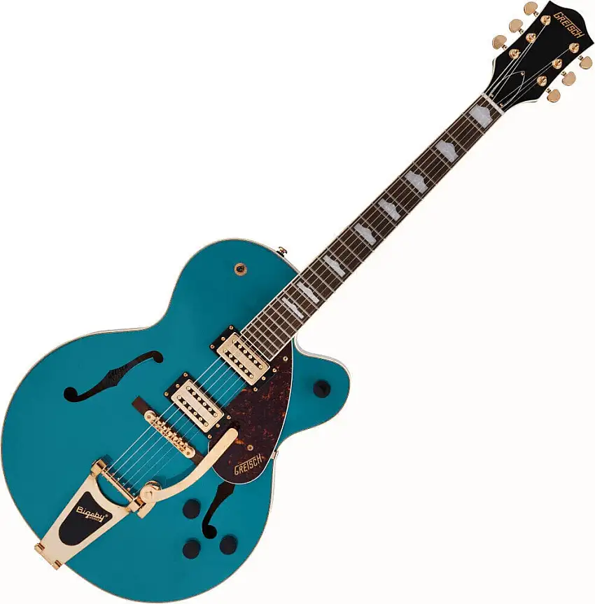 Gretsch G2410TG Streamliner Hollow Body IL Ocean Turquoise Halvakustisk gitarr