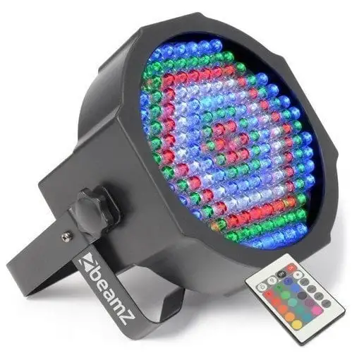 BeamZ FlatReflector IR 154x 10 mm RGBW DMX LED PAR