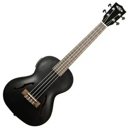 Kala KA-KA-JTE-MTB Metallic Black Tenor-ukuleler