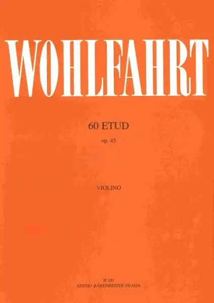 Franz Wohlfahrt 60 etud op. 45 Noter