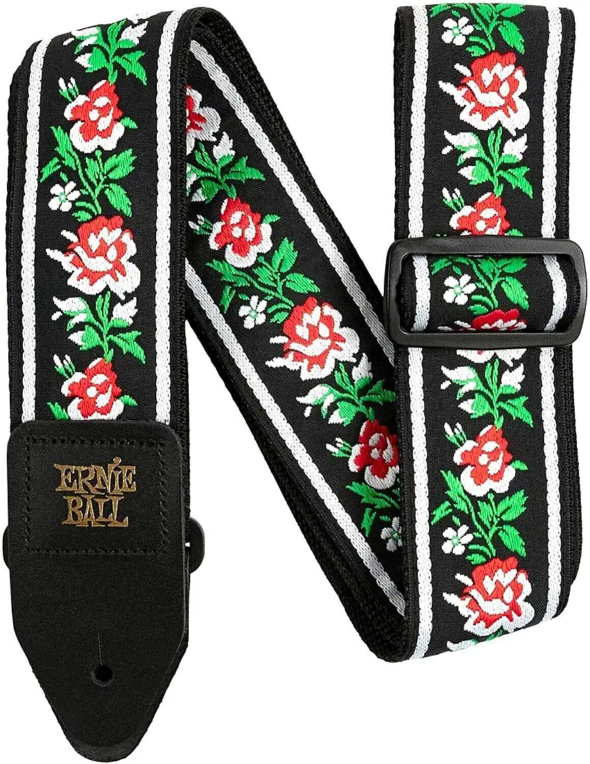 Ernie Ball Classic Jacquard Winter Rose Gitarrband i textil